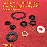 Brake Master Cylinder Repair Kit - Tandem System -  Triumph MK2 Saloons 2000-2500 2.5PI    518703