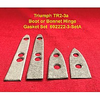 Triumph TR2-3a Boot or Bonnet Hinge Gasket Set - 602222-3-SetA