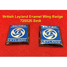 British Leyland Enamel Wing Badge  (Sold as a pair)  725525-SetA