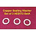 Sump Plug Copper Sealing Washer.(Set of Three)  MGB & Classic Mini   AED172-SetA