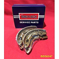 Classic Mini Rear Brake Shoe Set  10 inch Wheels  GBS834AF - BBS6247