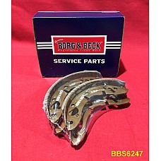 Classic Mini Rear Brake Shoe Set  10 inch Wheels  GBS834AF - BBS6247