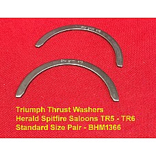 Triumph Thrust Washers Herald Spitfire Saloons TR5 - TR6  - Standard Size Pair - BHM1366