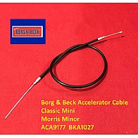 Borg & Beck Accelerator Cable Morris Minor & Classic Mini - FUL134  BKA1027