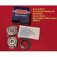 Borg & Beck Front Wheel Bearing Kit  MG Midget  Healey Sprite  Morris Minor 1956 on GHK1142 - BWK011