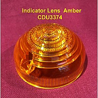 Indicator Lens  L874 & L760 Amber Composite. Classic Mini  Land Rover Triumph     CDU3374