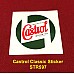 Castrol Classic Oil Windscreen Licence Disc Holder 80mm  (Sold as a set of Four) Castrol-STR597-SetA