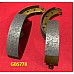 Brake Shoe Set Rear - Triumph TR3A - TR6  - 9 inch  (Models as Indicated)   GBS778