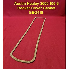 Gasket Rocker Cover Gasket - Cork Austin Healey 3000, 100-6    GEG418