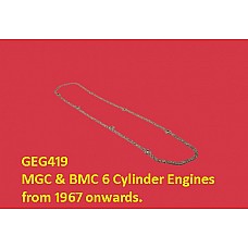 Gasket Rocker Cover Gasket - Cork BMC & MGC  6 Cylinder Engines.  GEG419