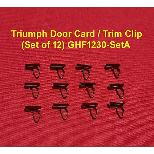 Triumph Trim-board Clip Spitfire 1500, Stag 608511 (Seta of 12) GHF1230-SetA Triumph Trim-board Clip Spitfire 1500, Stag 608511 (Seta of 12) GHF1230-SetA