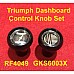 Triumph Dashboard Control Knob Set 8 Piece TR4 - TR4a GKS6003X  RF4049