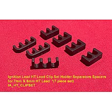 Ignition Lead HT Lead Clip Set Holder Separators Spacers for 7mm & 8mm HT Lead   IA_HT_CLIPSET