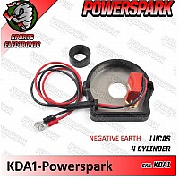 Powerspark Electronic Ignition Kit (Negative Earth) for Lucas DK4A Distributor  KDA1-Powerspark