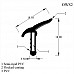 MGB & MG Midget Door Drop-glass Window Weather Seal (Waist Seal) Left & Right Hand Side AHH6348-9 OWS2-SetA