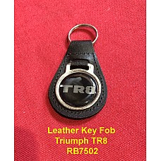 Leather Key Fob - Triumph TR8 - RB7502