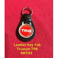 Leather Key Fob - Triumph TR6 - RR1155