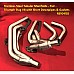 Triumph Stag V8 Stainless Steel Tubular Manifolds - Pair with Short Downpipes & Gaskets - RS1041SS