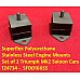 Superflex Polyurethane Stainless Steel Engine Mount Set of 2 Triumph Mk2 Saloon 124734 -  SF0016KSS