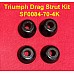 Superflex Polyurethane Front Tie Rod Kit of 4 Bushes / Anti Roll Bar Bushes - SF0058K