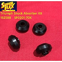 Superflex Polyurethane  Shock Absorber Kit of 4 Bushes - 152588  SF0201-70K