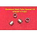 Superflex Stainless Steel Tube Spacer Kit of 4  fits within 0287-8K Polyurethane Bush Gearbox Mount  138507 - SF0287-4TKSS