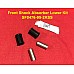 Superflex Front Shock Absorber Lower  Kit of 2 Bushes; 2 Stainless Steel Tubes  replaces OEM# 119450 - SF0476-95-2KSS