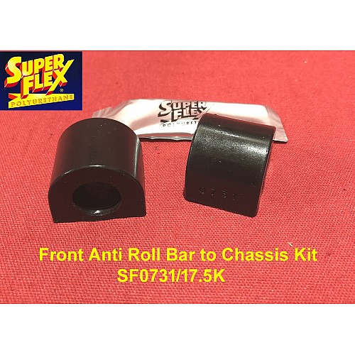 Superflex 11/16 inch Front Anti Roll Bar to Chassis Kit of 2 Bushes TR6 replaces 123998 - SF0731/17.5K