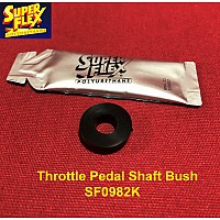 Superflex Polyurethane Throttle Pedal Shaft Bush  replaces Triumph OEM# 138490 - SF0982K