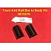 Superflex Front Anti Roll Bar to Body Kit of 2 Black (33mm tall) Bushes E Type replaces OEM# C16633 C30502 - SF1137K