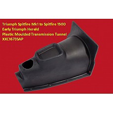 C&C Gearbox Tunnel Cover - Triumph Spitfire Mk1 to Spitfire 1500  & Early Triumph Herald Plastic Moulded Transmission Tunnel - XKC1673SAP