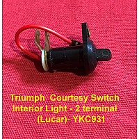 Triumph  Courtesy Switch - Interior Light - 2 terminal (Lucar)- YKC931