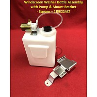 Windscreen Washer Bottle Assembly with Pump & Mount Bracket - Square – 215822ALT