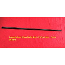 Door Glass Waist Strip Weather Seal. Triumph Vitesse & Herald 608278