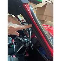 Triumph A-Post to Front Door Upper Seal. Spitfire Stag Vitesse and Herald Convertible      630755