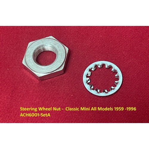 Steering Wheel Nut -  Classic Mini All Models 1959 -1996  ACH6001-SetA