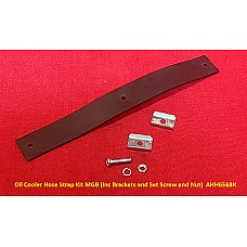 Oil Cooler Hose Strap Kit MGB (inc Brackets and Set Screw and Nut)  AHH6568K