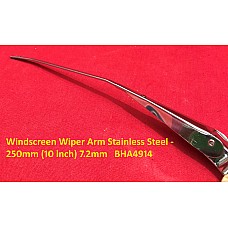 Windscreen Wiper Arm Stainless Steel - 250mm (10 inch) 7.2mm   BHA4914