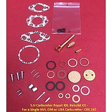 S.U Carburetor Rebuild Kit - For a Single HV1, OM or UBA Carburettor  CRK 267