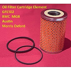 Oil Filter Element  BMC  MGB  MG Magnette Austin  Morris Oxford Nuffield Jowett  GFE102