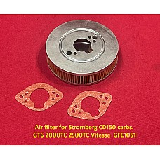 Air filter for Stromberg CD150 carburettors  Triumph GT6, 2000TC, 2500TC, Vitesse      GFE1051