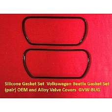 Gasket Innovations Silicone Gasket Set  Volkswagen Beetle Gasket Set (pair) OEM and Alloy Valve Covers  GVW-BUG