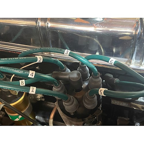 Ignition HT Cable Identification Number Set  (8 pcs) Spark Plug Leads   IA_HT_Numbers