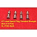 HT Lead Spark Plug Terminal Straight (Set of 4 Pcs)    IA_IT103-SetA