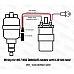 Powerspark  LT Extension Cable for Lucas 35D Rover V8 Type Pre 1976  Distributor Electronic Ignition D29-Powerspark   L10_Long