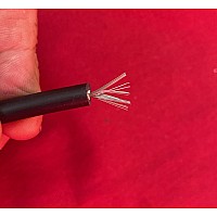 HT Ignition Lead PM Copper Core Black Sheathed  7mm HT Sparkplug Lead  Sold Per Metre  L99PM_CB_7mm