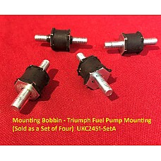 Mounting Bobbin - Triumph Fuel Pump Mounting  - (Sold as a Set of Four)  UKC2451-SetA