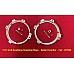5 1/2 Inch Headlamp Retaining Rims -  Reliant Scimitar  - Pair - 207164