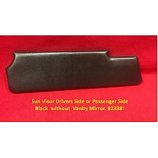 Triumph Sun Visor Drivers Side or Passenger Side Black  without  Vanity Mirror. 823381