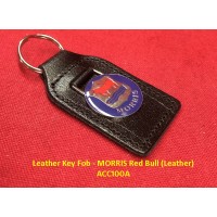 Leather Key Fob - MORRIS Red Bull (Leather)  ACC100A